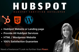 design and develop editable hubspot website or quote template