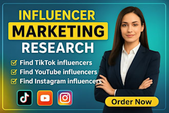 find best instagram, tiktok, and youtube influencer list, influencer research