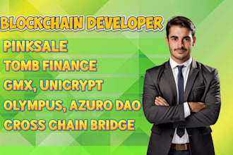 fork pinksale, gmx kwenta, tomb, unicrypt, olympus, azuro dao cross chain bridge