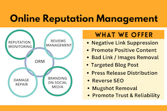 fix, manage, and boost your online reputation with expert ORM services