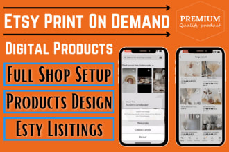 setup etsy print on demand shop digital planner etsy digital products