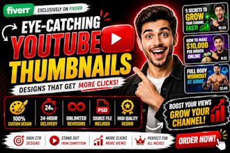 design professional youtube thumbnails that boost views