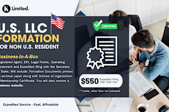 create business llc formation plus business website