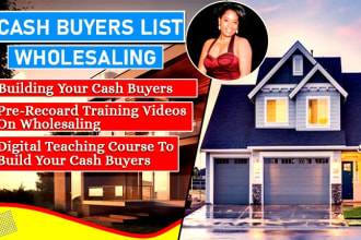 build a cash buyers list wholesaling