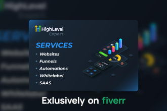 be your gohighlevel website expert, gohighlevel