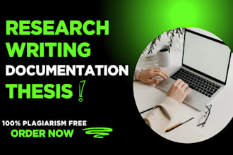 write technical IT project documentation and research writing on any topic