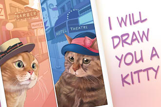 draw a cat related drawing