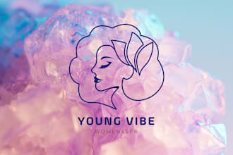create fascinating massage, therapy, sports, yoga, spa, beauty logo