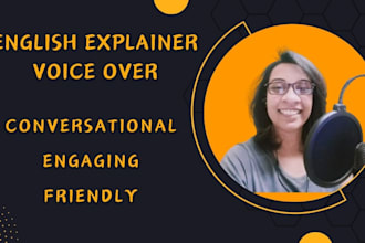 record voiceovers for english and hindi explainer videos