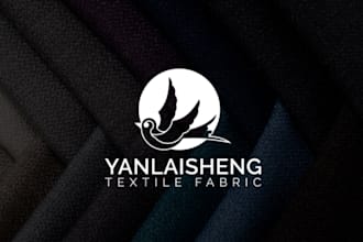 design seamless textiles pattern and initials, monogram logo