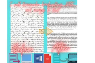 trancribe your handwriten docments and pdf conversion