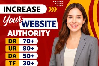 increase domain rating ahrefs DR domain authority moz da majestic tf