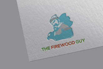 design quality furniture, carpentry wood and woodwork for your business logo