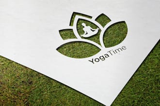 create professional gym, yoga, sports, fitness, warrior, and health logo