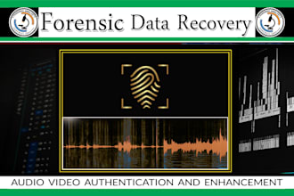 digital forensic audio recording enhancement, and voice repair and noise clean