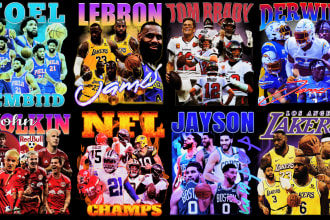 do a crazy vintage old school 90s bootleg rap sports t shirt