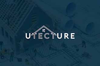 create high quality architecture, contraction, real estate, building logo