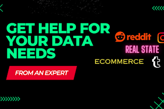 do data mining, web scraping, and data extraction
