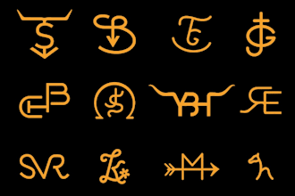 do cattle brand, western, ranch logo design