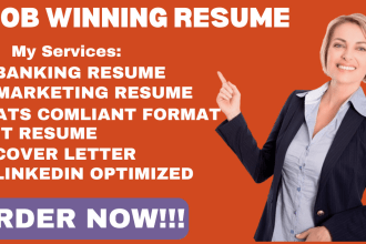 craft you banking resume, sales resume, IT resume, cover letter, linkedin