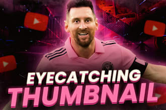 design amazing youtube thumbnail that attract viewers