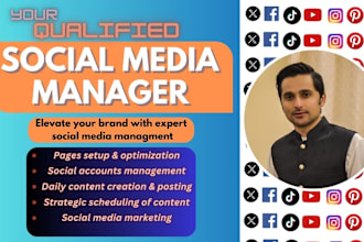 be your personal assistant and social media manager branding for organic growth