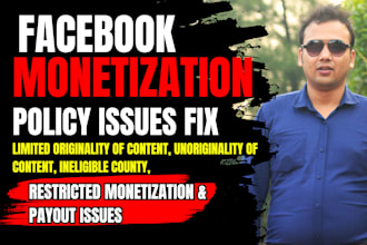 do facebook monetization policy remove and payout issues fix