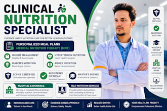 create a personalized meal plan as a certified clinical nutrition specialist