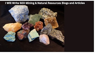 write SEO mining and natural resources articles and blogs