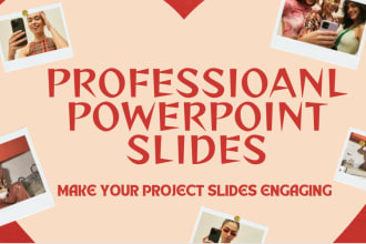 create professional powerpoint slides for your project