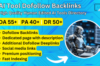 dofollow SEO backlinks on my da 55 ai tools artificial intelligence directory