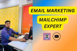 provide mailchimp template and email marketing with and squarespace
