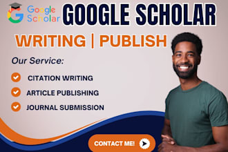 write and publish your research article on google scholar reviewed index journal
