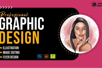 do any graphic design, illustrator, photoshop work