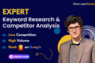 do expert seo keyword research and competitor analysis