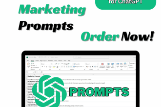 send 500 chat gpt prompt to 50x your marketing skills