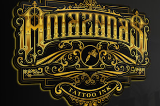 create logo for tattoo studio and tattoo artist