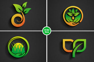 design eco friendly, organic, natural, lawn care and agriculture logo for you
