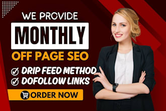 complete monthly off page dofollow seo backlinks building google ranking service