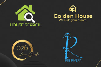 design a realtor, real estate, or property logo