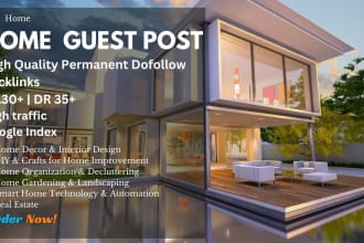 do high da home guest post with do follow backlinks on home improvement blog
