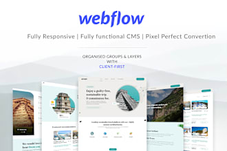 design or develop webflow website, convert figma to webflow