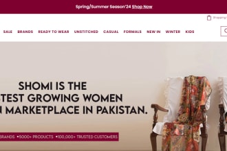 make shopify store or fashion store or clothing store