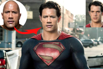 do realistic face swap, head swap, and object removal in photoshop in 1 hour