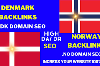 do norway denmark high quality backlinks danish norwegian forum no dk domain seo