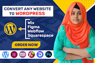 do wordpress website development, figma to wordpress or landing page design