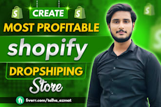 build 6 figure shopify store or dropshipping ecommerce store