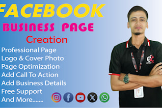 do facebook business page setup or fan page creation