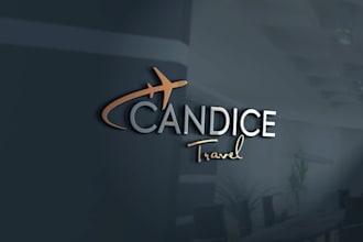 design eye catchy travel agency logo