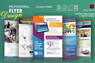 design professional flyers, brochure, magazine, catalog at indesign platform
